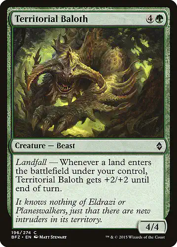 Territorial Baloth - bfz Spoiler
