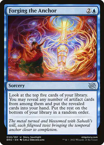 Forging the Anchor - bro Spoiler
