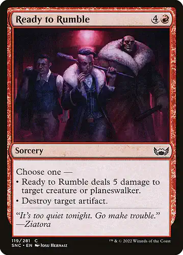 Ready to Rumble - snc Spoiler