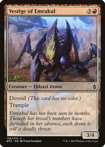 Vestige of Emrakul - bfz Spoiler