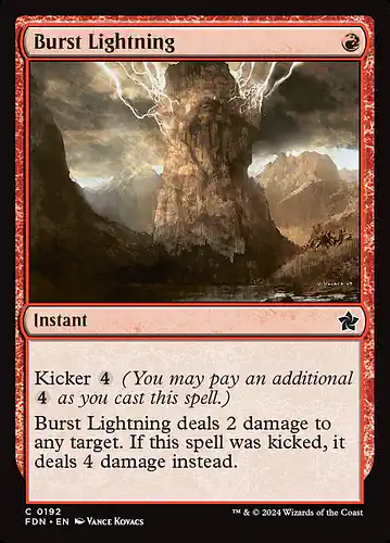 Burst Lightning - fdn Spoiler