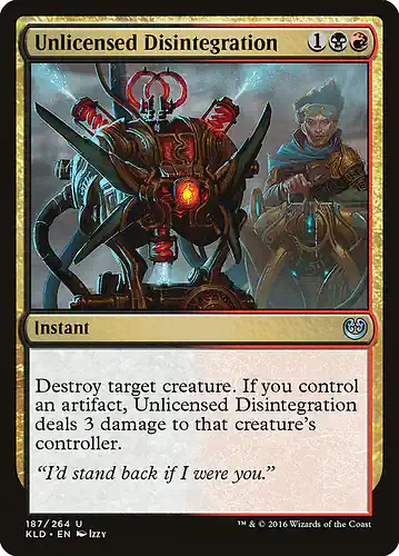 Unlicensed Disintegration - kld Spoiler