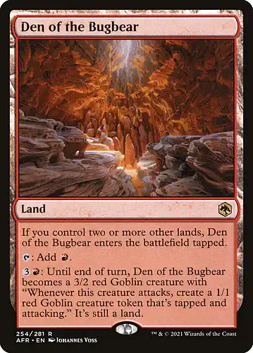 Den of the Bugbear - afr Spoiler