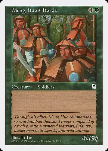 Meng Huo's Horde - ptk Spoiler