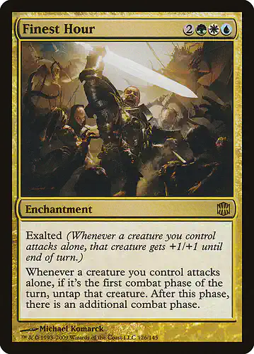Finest Hour - arb Spoiler