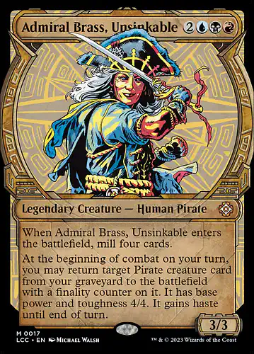 Admiral Brass, Unsinkable - lcc Spoiler