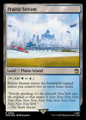 Prairie Stream - who Spoiler