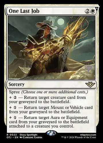 One Last Job - otj Spoiler