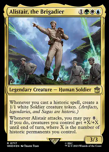 Alistair, the Brigadier - who Spoiler