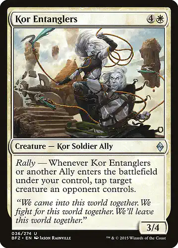 Kor Entanglers - bfz Spoiler