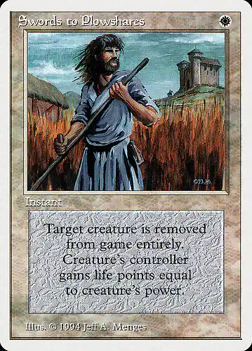 Swords to Plowshares - sum Spoiler