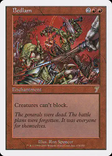 Bedlam - 7ed Spoiler