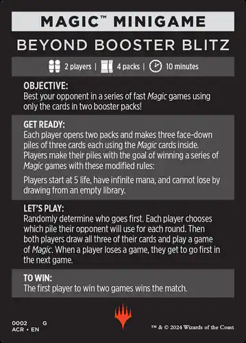 Beyond Booster Blitz - acr Spoiler