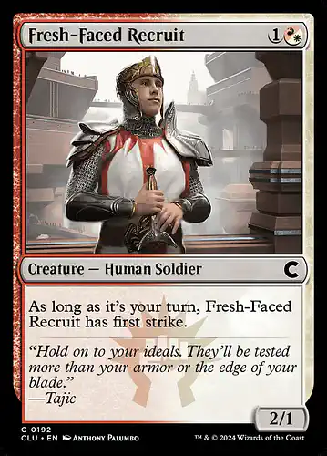 Fresh-Faced Recruit - clu Spoiler