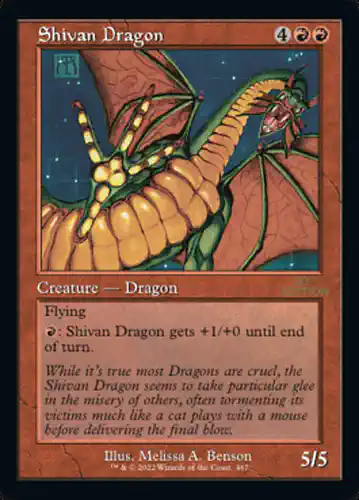 Shivan Dragon - 30a Spoiler