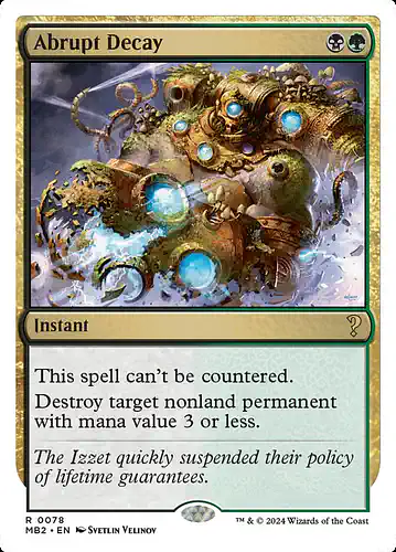 Abrupt Decay - mb2 Spoiler