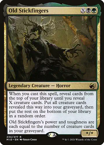 Old Stickfingers - mid Spoiler
