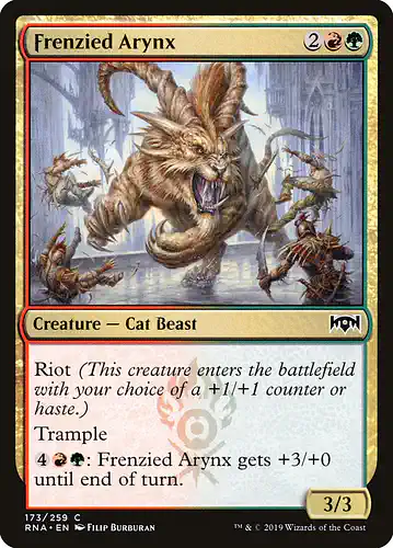 Frenzied Arynx - rna Spoiler