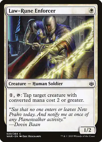 Law-Rune Enforcer - war Spoiler