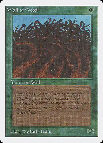 Wall of Wood - 2ed Spoiler