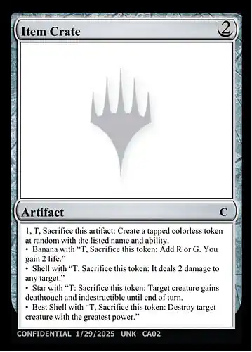 Item Crate - unk Spoiler