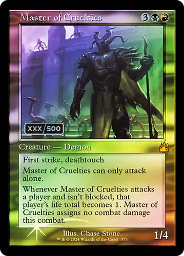 Master of Cruelties - rvr Spoiler