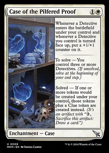 Case of the Pilfered Proof - mkm Spoiler