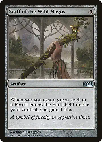 Staff of the Wild Magus - m14 Spoiler