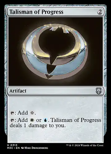 Talisman of Progress - m3c Spoiler