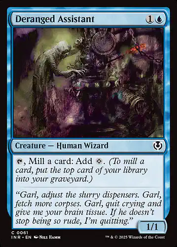 Deranged Assistant - inr Spoiler