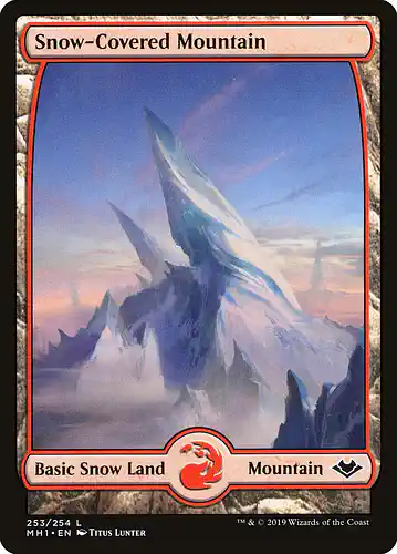 Snow-Covered Mountain - mh1 Spoiler