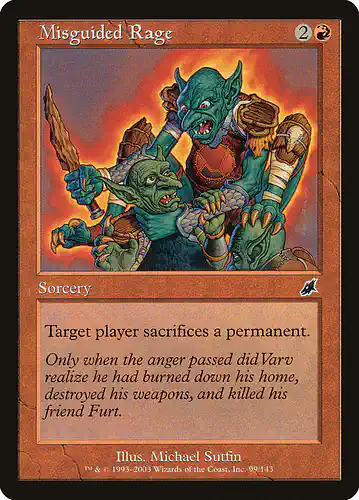 Misguided Rage - scg Spoiler