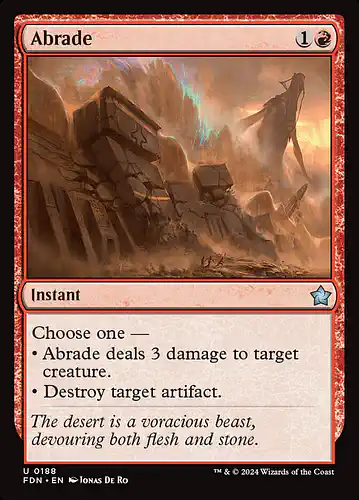 Abrade - fdn Spoiler