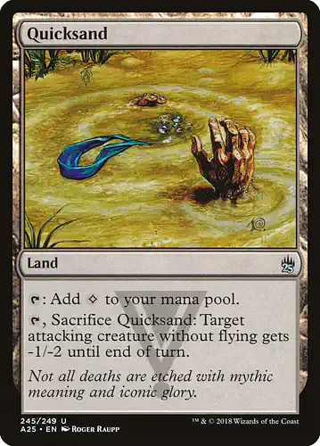 Quicksand - a25 Spoiler