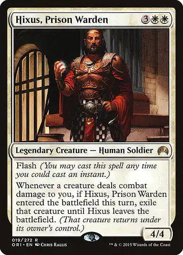 Hixus, Prison Warden - ori Spoiler