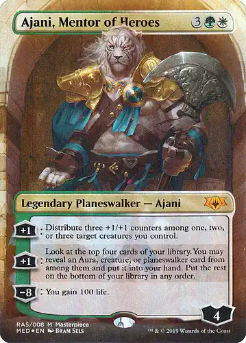 Ajani, Mentor of Heroes - med Spoiler