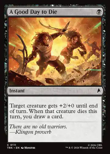 A Good Day to Die - trk Spoiler