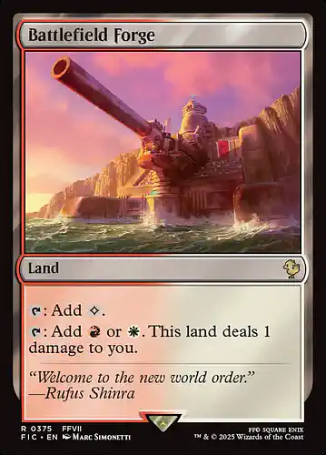 Battlefield Forge - fic Spoiler