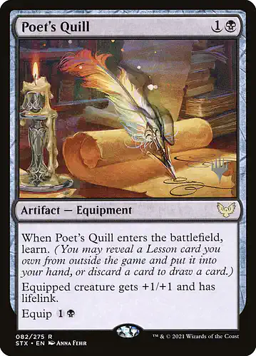 Poet's Quill - stx Spoiler