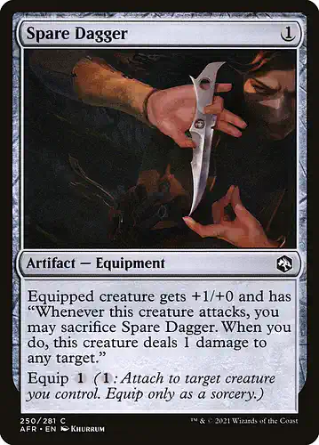 Spare Dagger - afr Spoiler