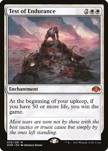 Test of Endurance - dmr Spoiler