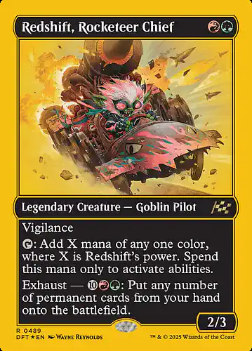 Redshift, Rocketeer Chief - dft Spoiler