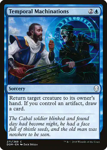 Temporal Machinations - dom Spoiler