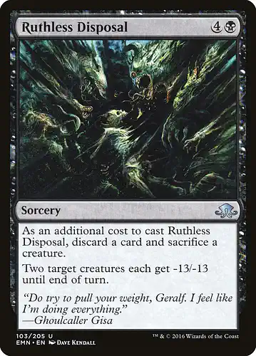 Ruthless Disposal - emn Spoiler