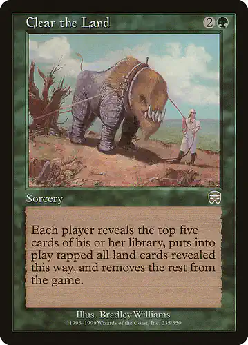 Clear the Land - mmq Spoiler