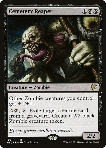 Cemetery Reaper - mic Spoiler