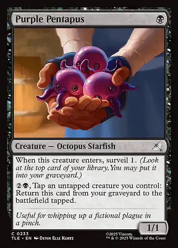 Purple Pentapus - tle Spoiler
