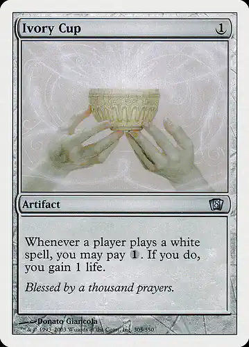 Ivory Cup - 8ed Spoiler
