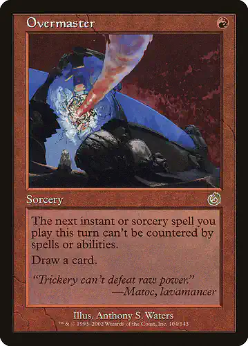 Overmaster - tor Spoiler