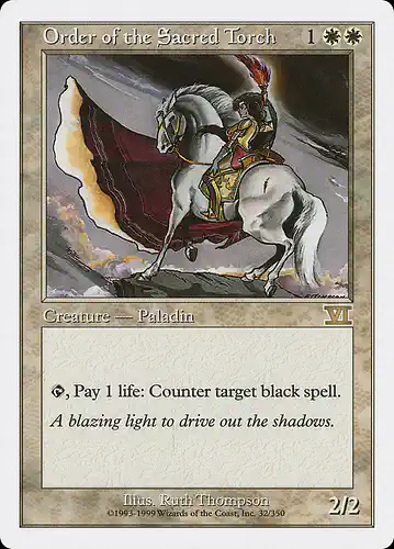 Order of the Sacred Torch - 6ed Spoiler